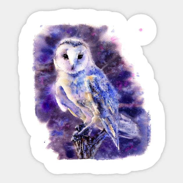 Magic owl Sticker by victoriazavyalova_art